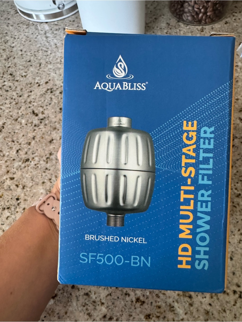 Brushed Nickel HD Multi-Stage Shower Filter - SF500-BN